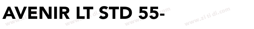 AVENIR LT STD 55字体转换